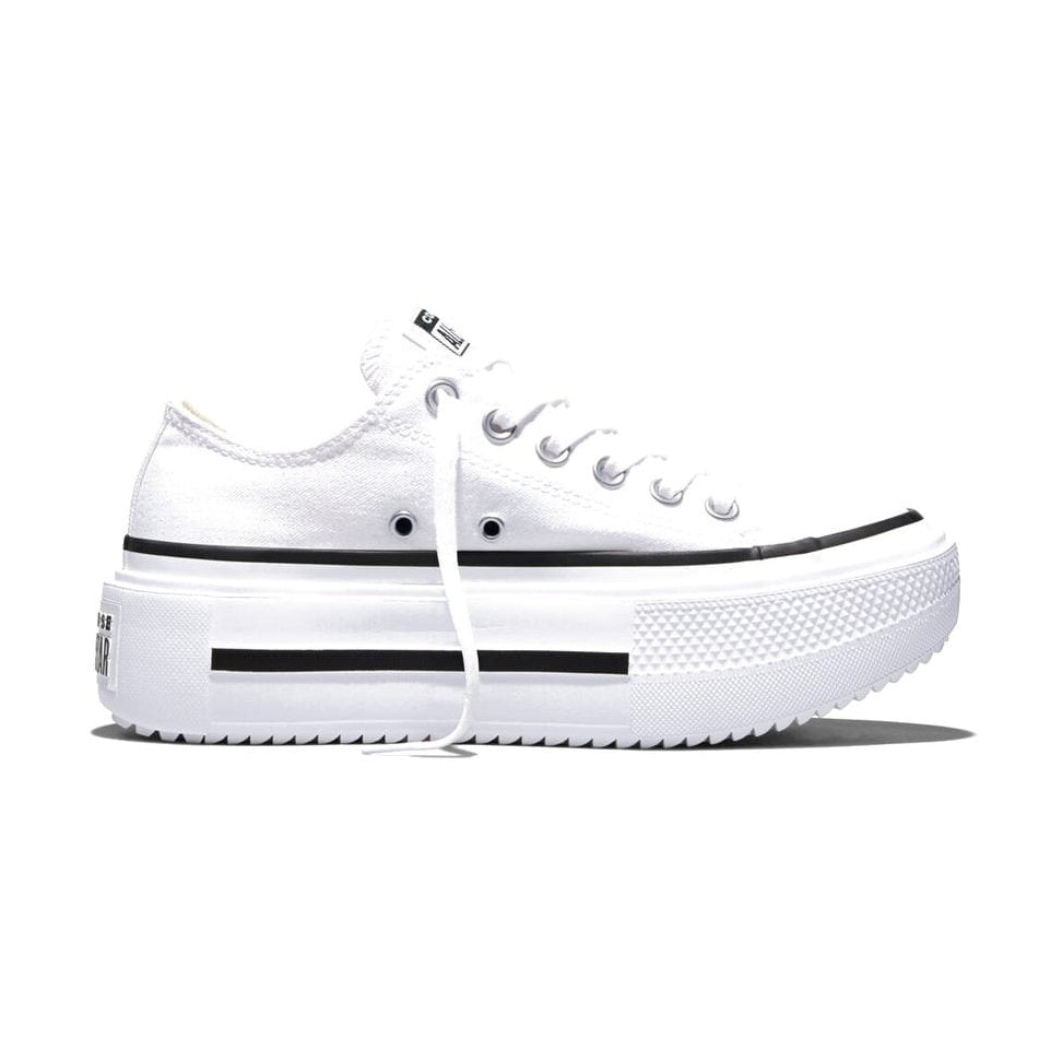 Converse Womens Chuck Taylor All Star Lift Double Stack Ox - Black / White