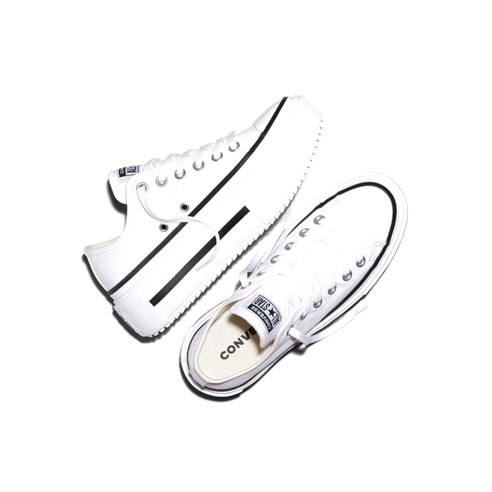 Converse Womens Chuck Taylor All Star Lift Double Stack Ox - Black / White
