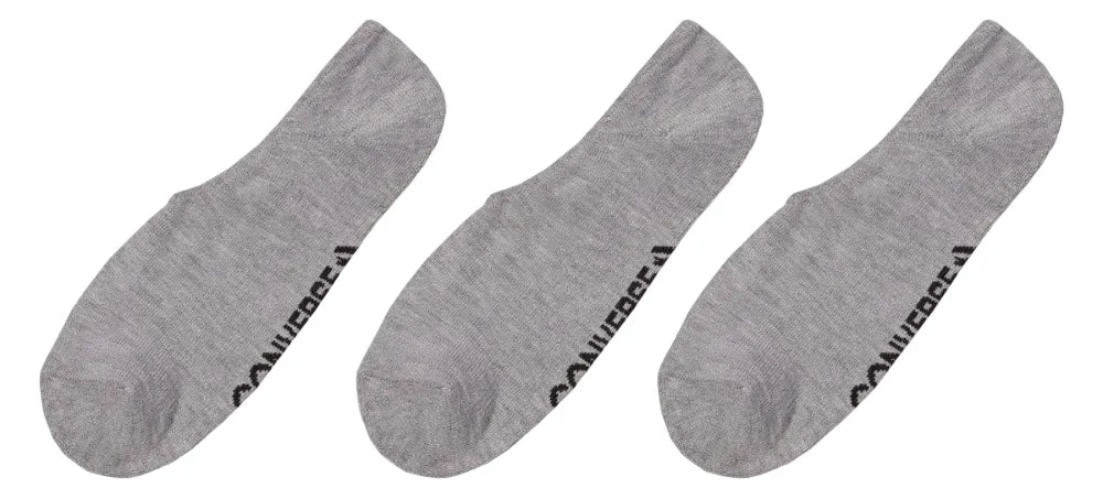 Converse Invisible Sock 3 Pack - Heather Marle