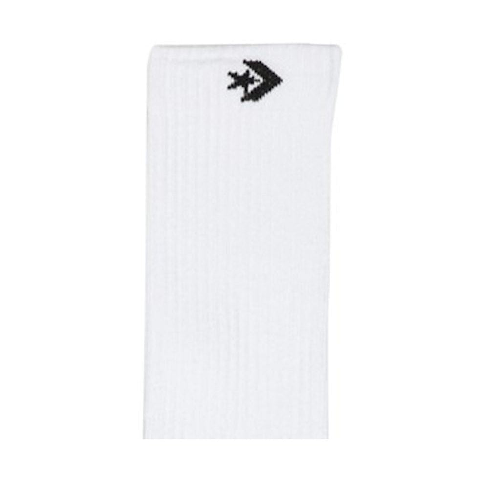 Converse Star Chevron Crew Sock 3 Pack - White