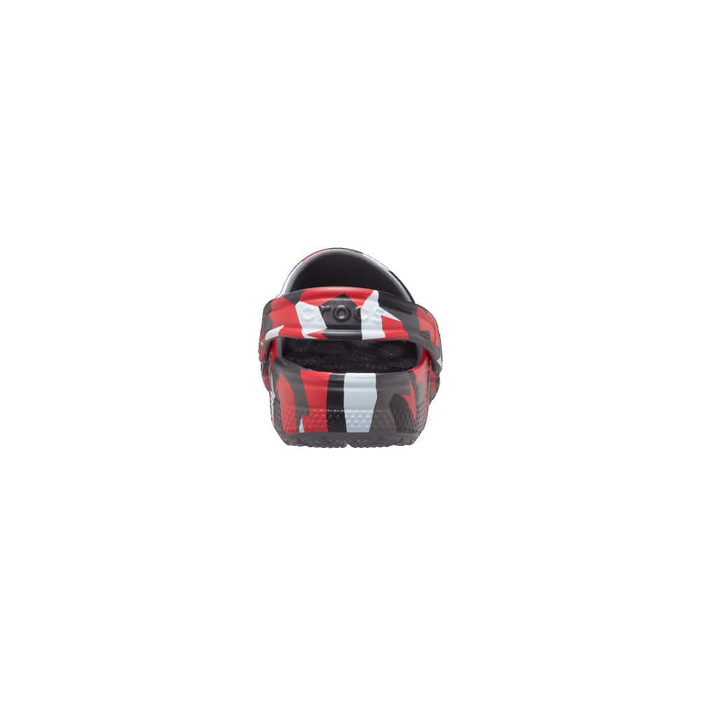 Crocs Kids Classic Geo Camo Clog - Slate Grey / Multi
