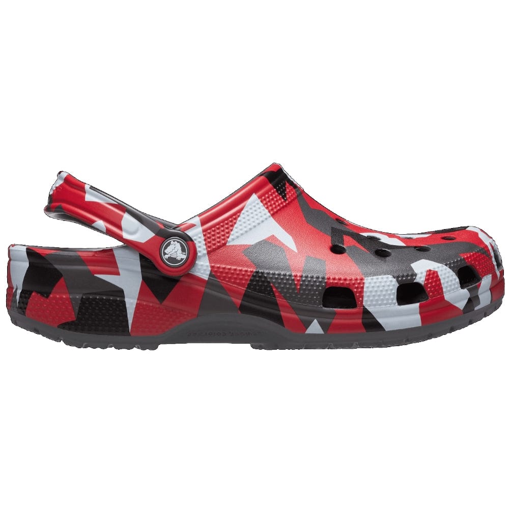 Crocs Classic Geo Camo Clog - Slate Grey / Multi