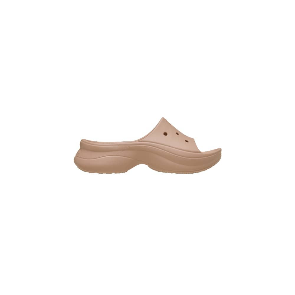 Crocs Womens Bae Slides - Pink Caramel