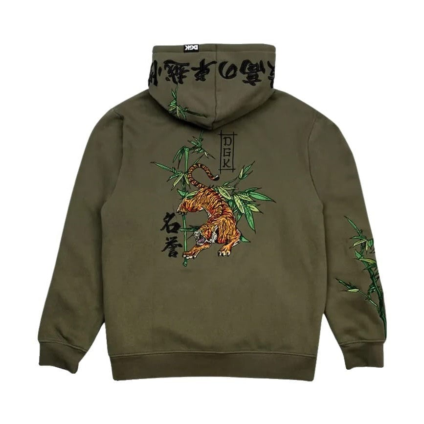 DGK Exist Hooded Fleece Hoodie - Olive