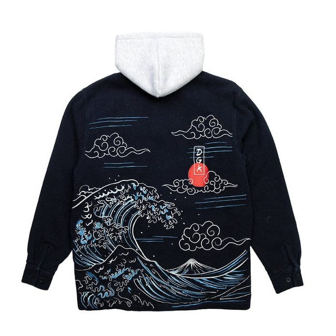 DGK Tidal Hooded Jacket - Midnight