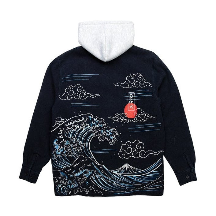 DGK Tidal Hooded Jacket - Midnight