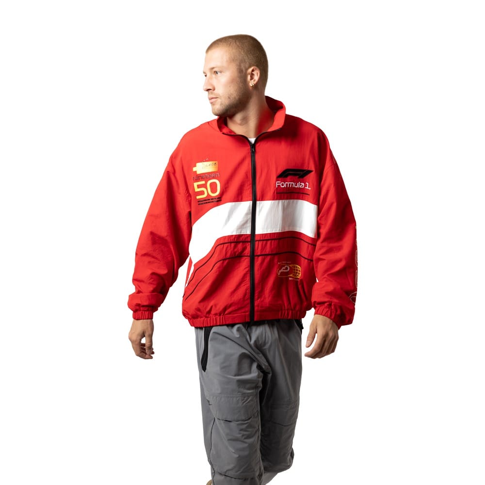 F1 Moto Jacket - Hot Red