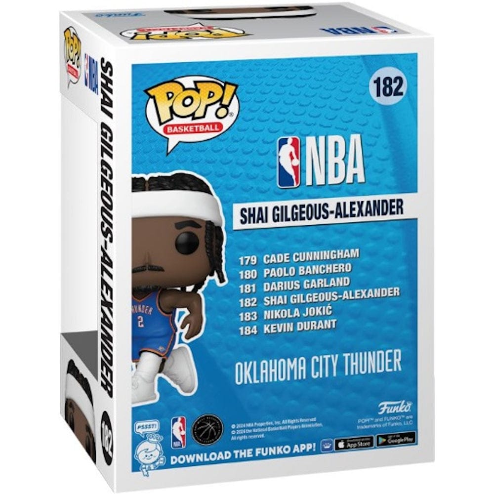 Funko NBA Thunder Shai Gilgeous-Alexander Pop! Vinyl #182