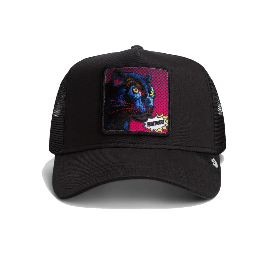 Goorin Bros POPart Panther Trucker Snapback - Black