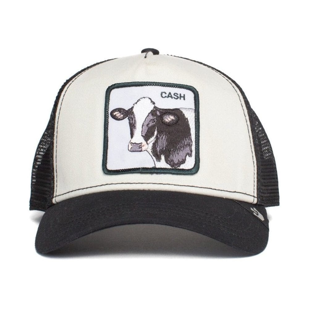 Goorin Bros The Cash Cow Trucker Snapback - Black / White