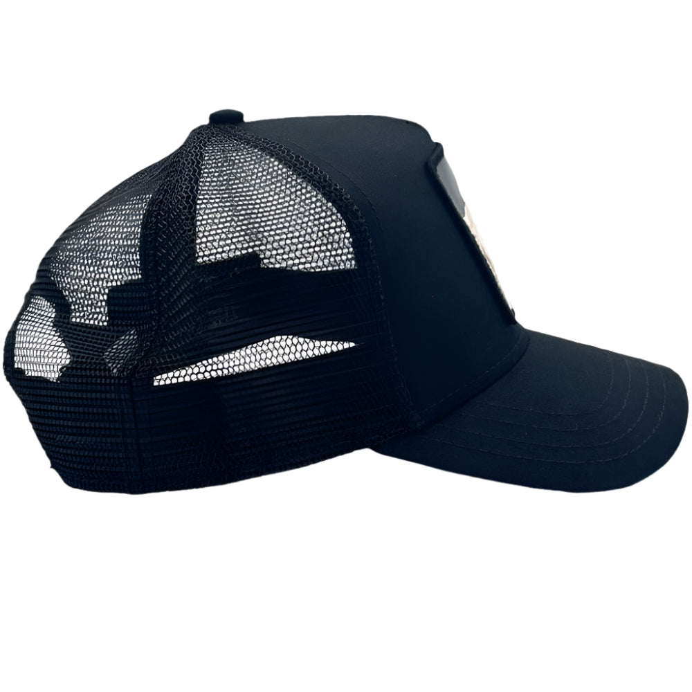 Goorin Bros The Pitbull Trucker Snapback - Black - Side Right
