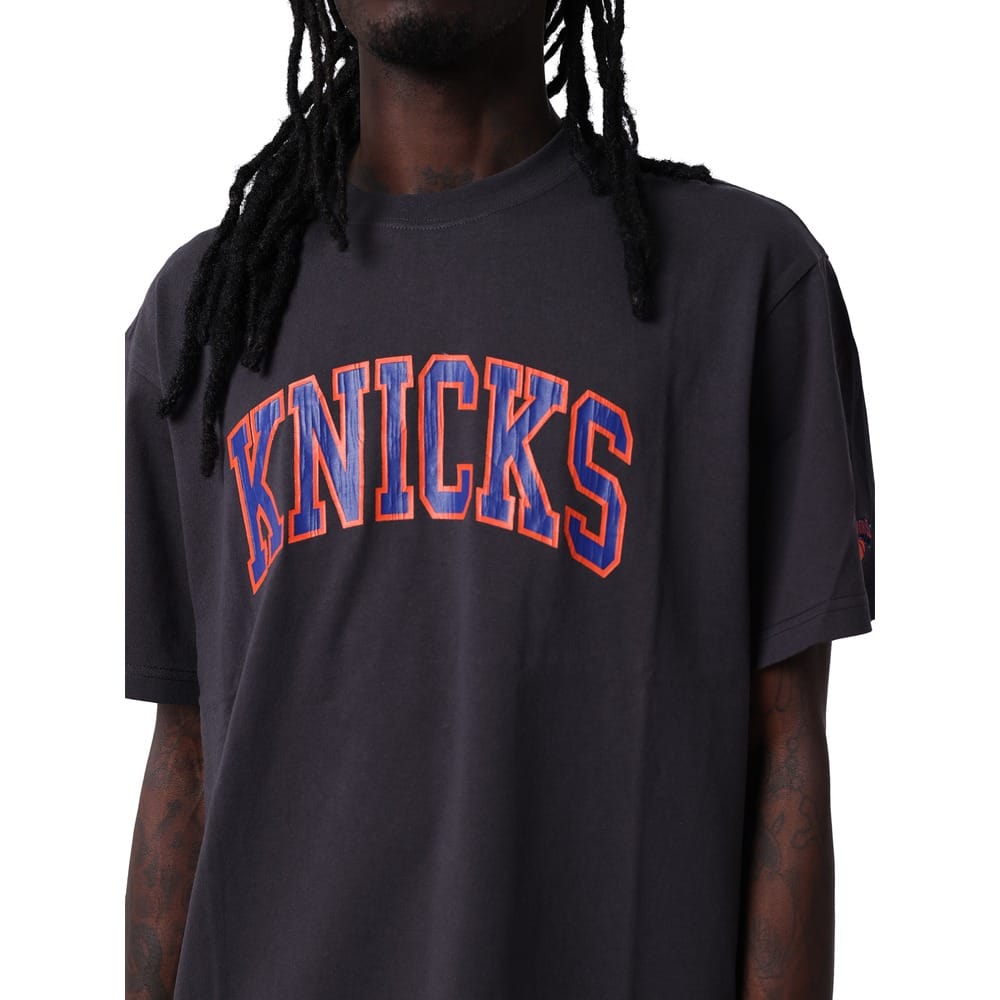 Mitchell & Ness  Arch Tee New York Knicks - Washed Black