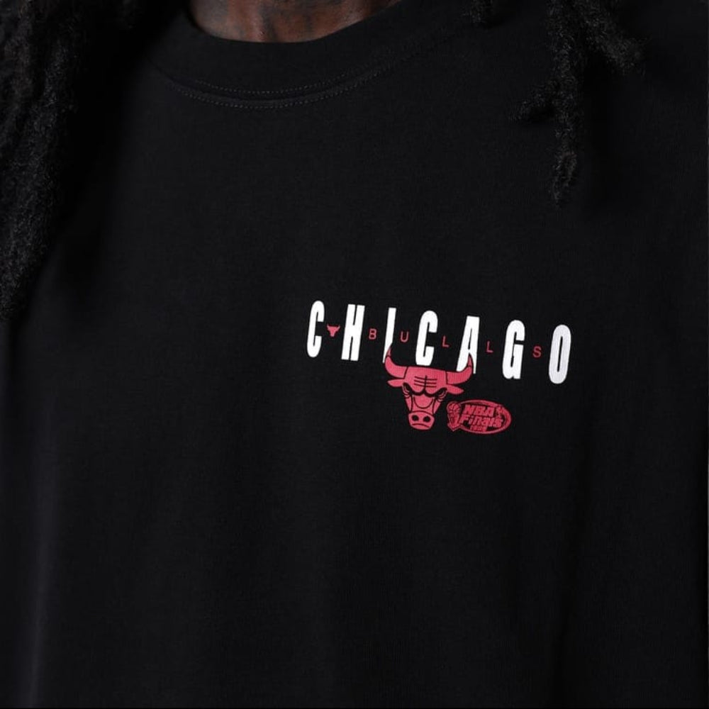 Mitchell & Ness Chicago Bulls 6 Time Tee - Black