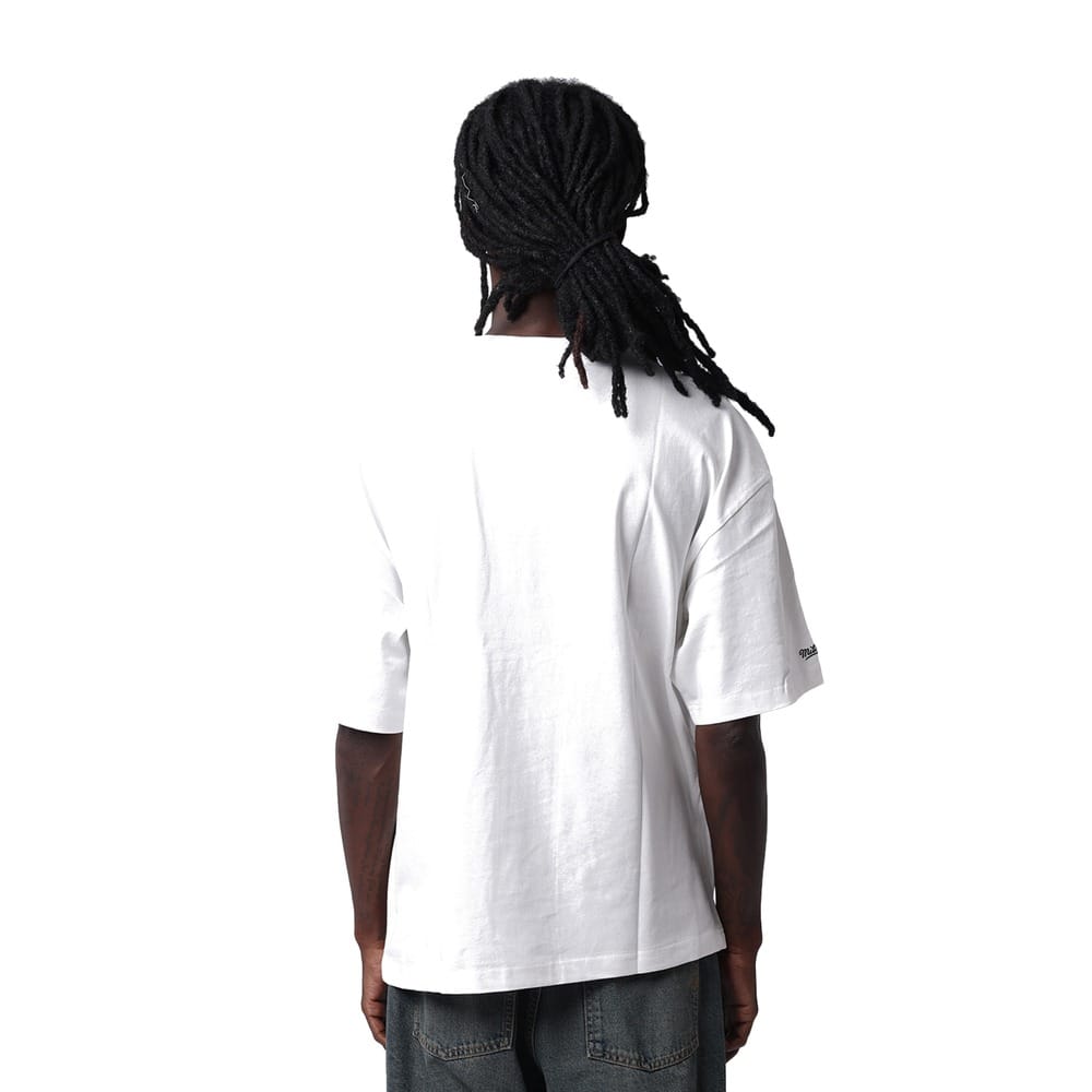 Mitchell & Ness Hypergraf Box Fit Tee - Vintage White