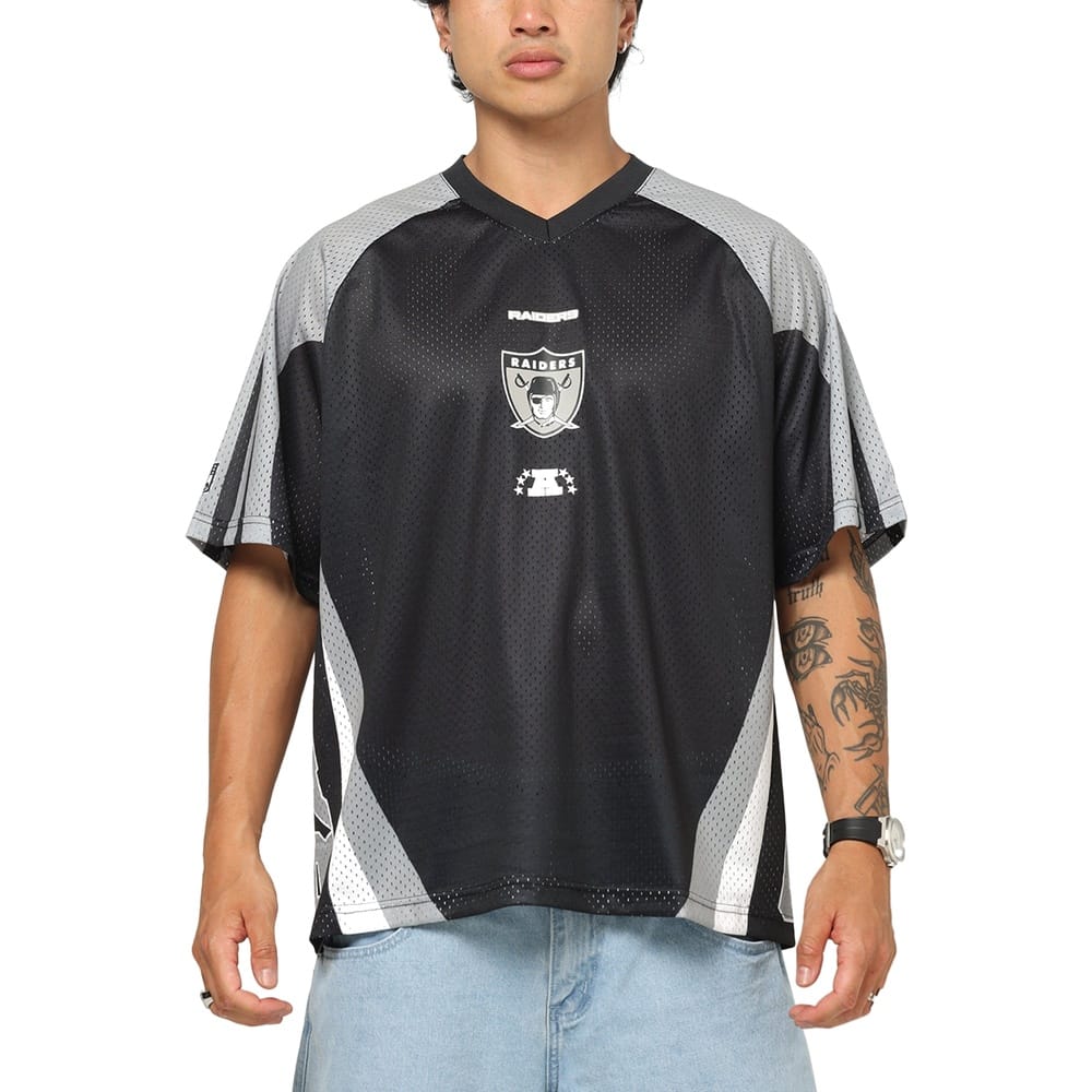 Mitchell & Ness Mixed Mesh Jersey Las Vegas Raiders - Black / Gun Powder Grey /  White
