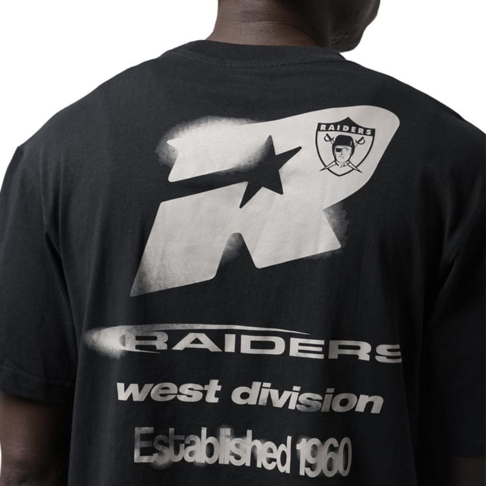 Mitchell & Ness Spray Tee Oakland Raiders - Black
