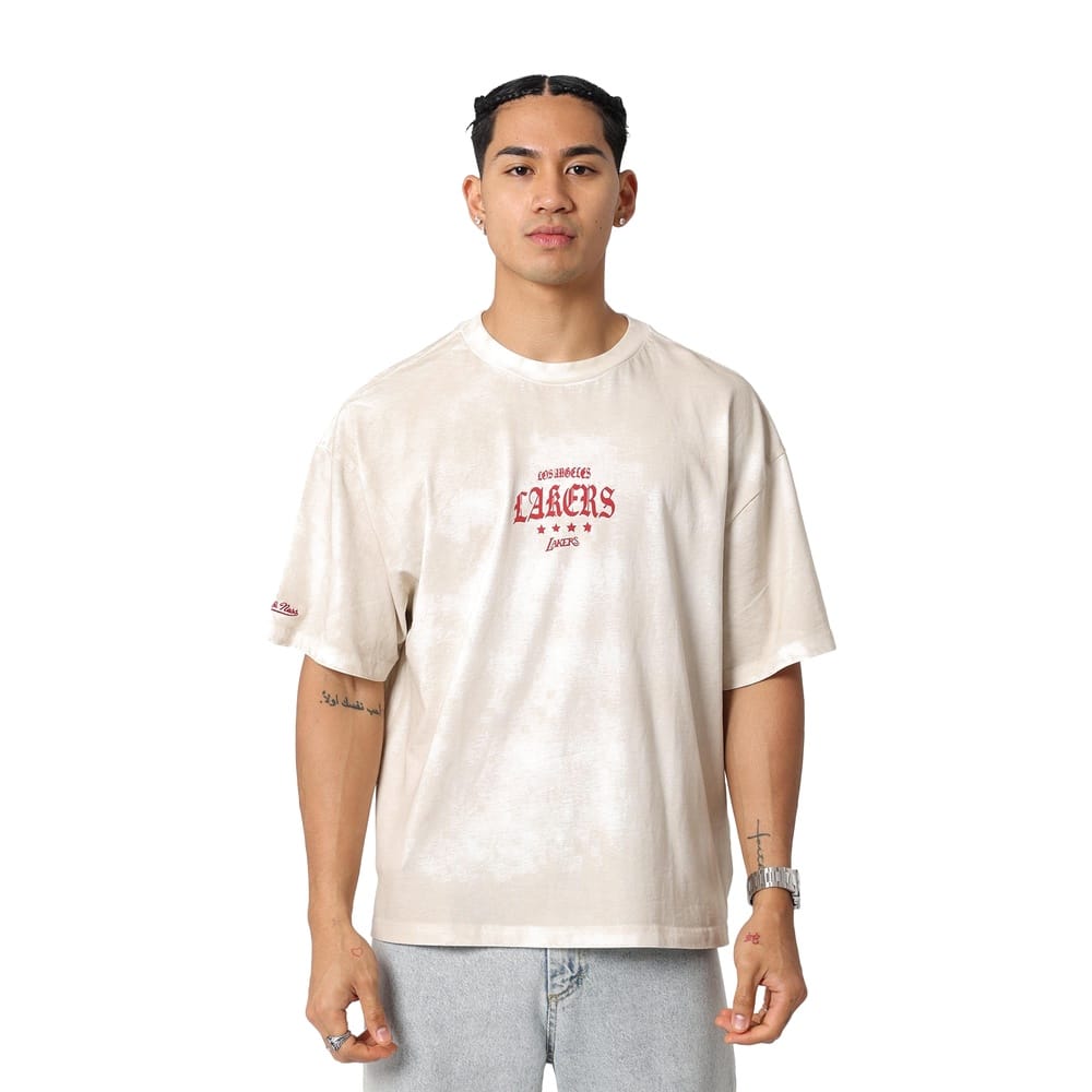 Mitchell & Ness Star Tee Los Angeles Lakers - Vintage White