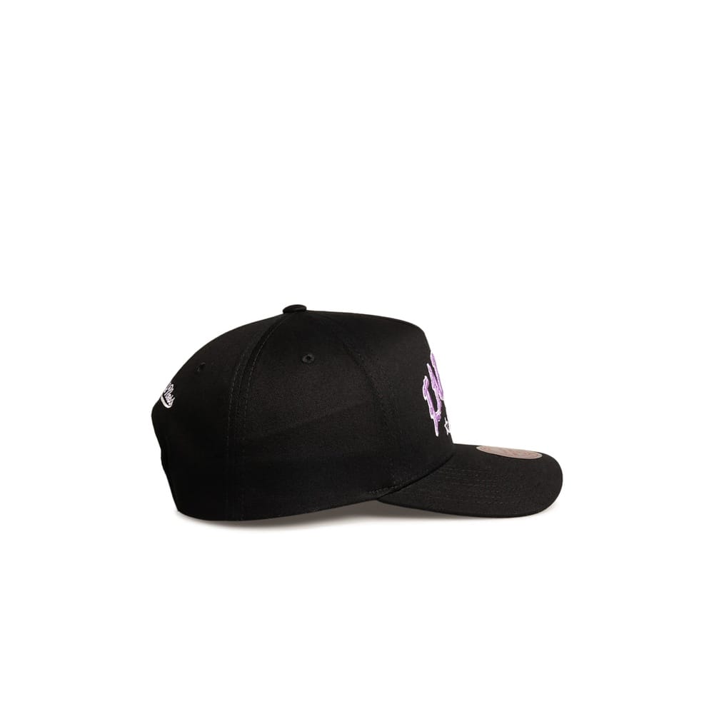 Mitchell & Ness Black Letter Pro Pinch Snapback Los Angeles Lakers - Black