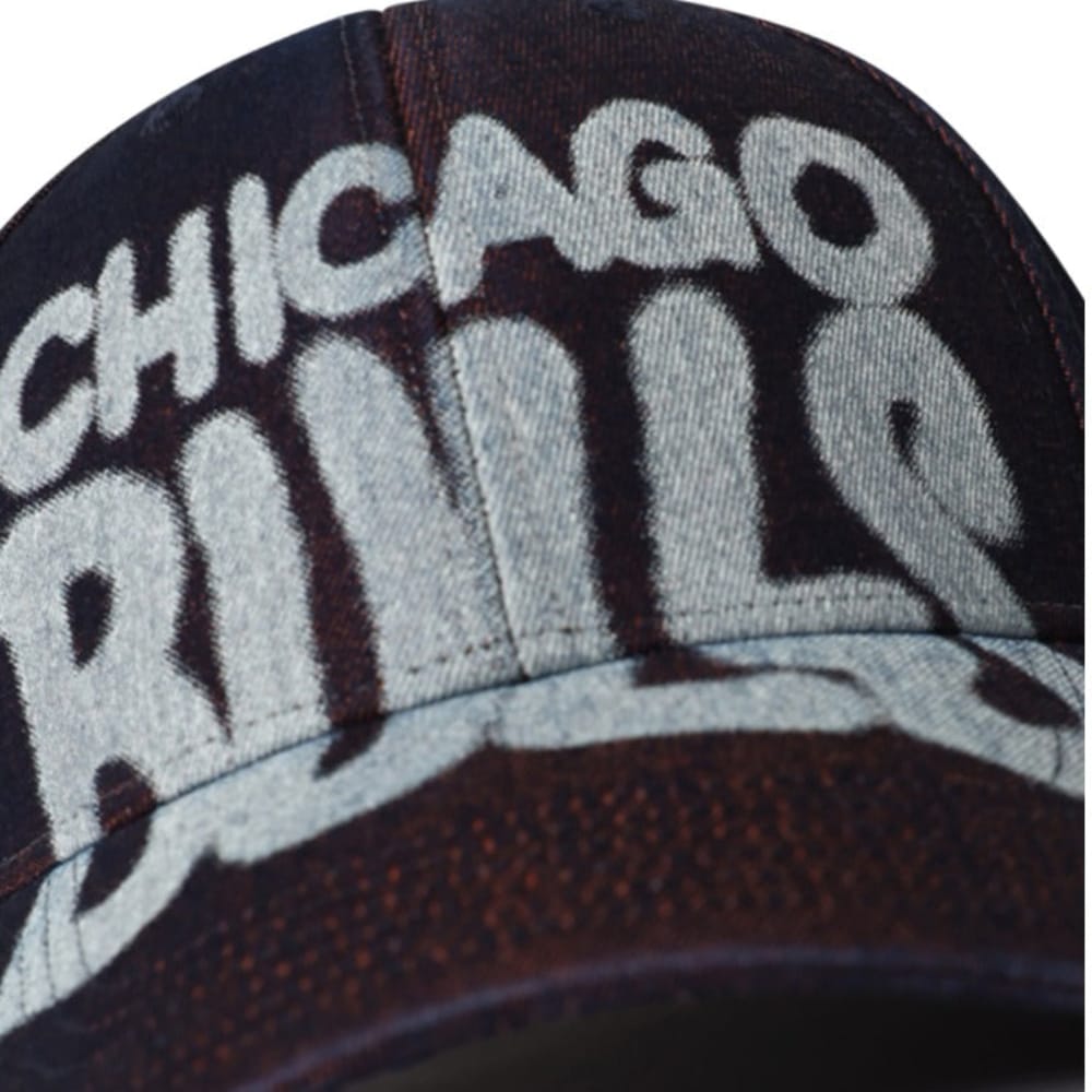 Mitchell & Ness Spray Low pro Strapback Chicago Bulls - Black / Orange