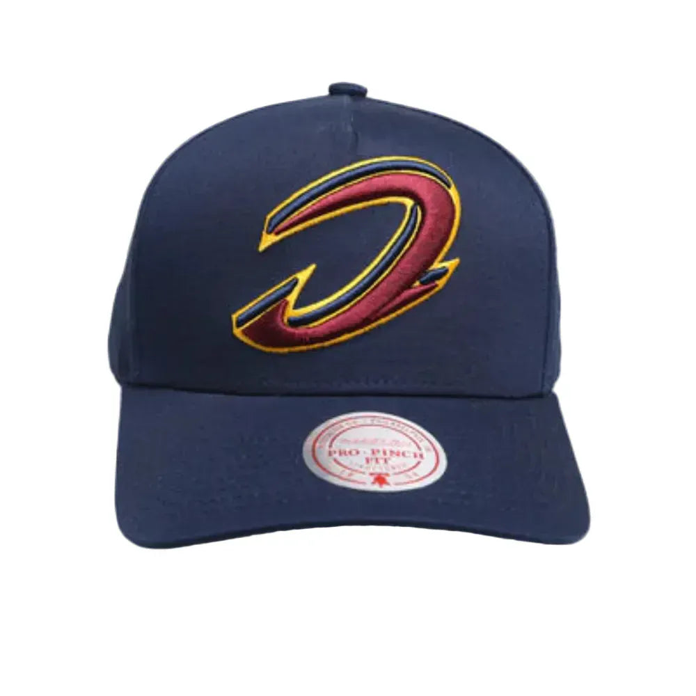 Mitchell & Ness Upside Down Logo Pro Pinch Snapback Cleveland Cavaliers - Navy