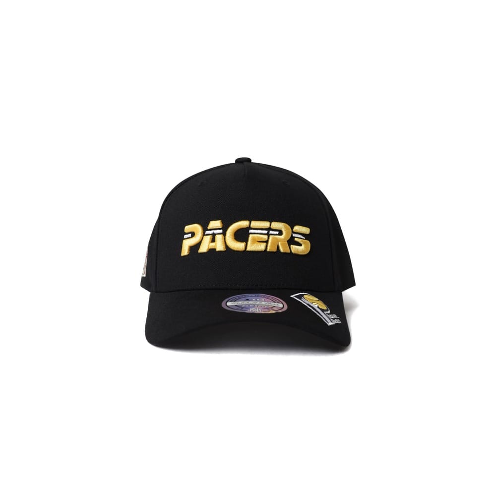 Mitchell & Ness X Flexfit 110 Double Up Snapback Indiana Pacers - Black