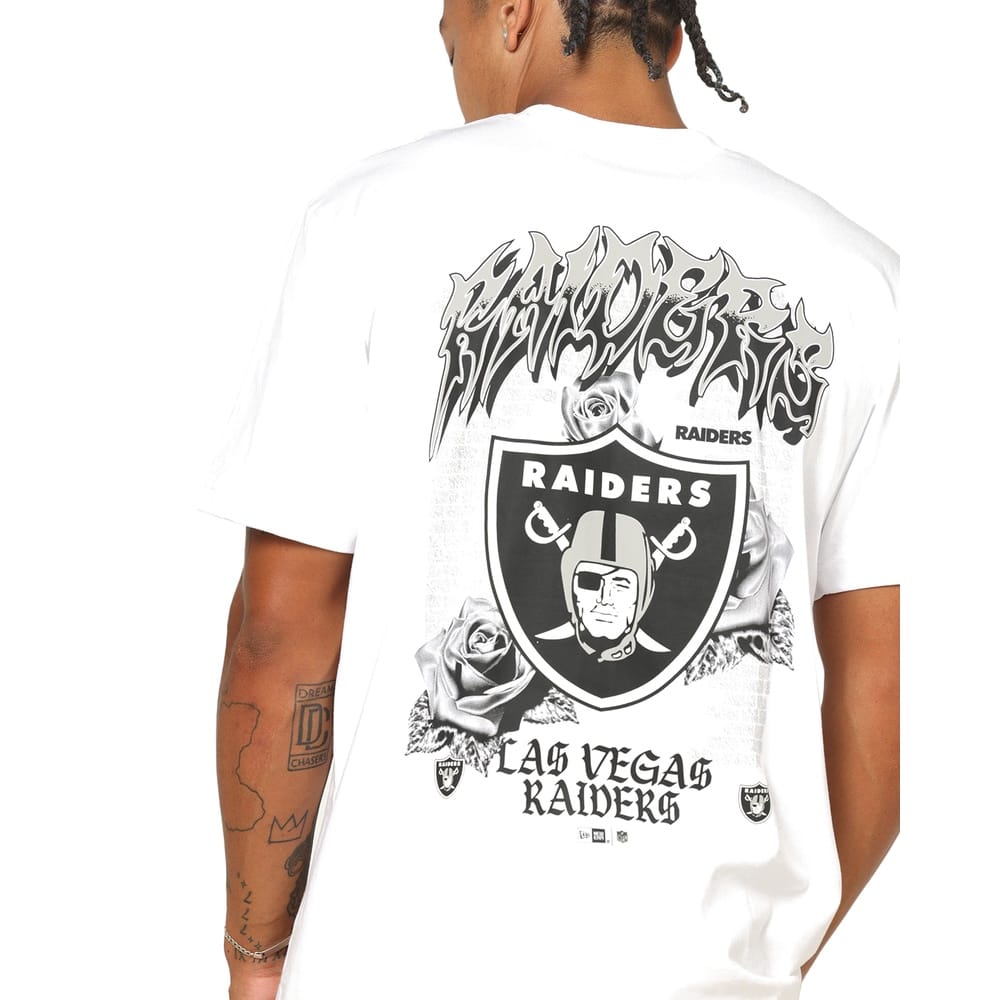 New Era NFL League Icon Tee Las Vegas Raiders - White