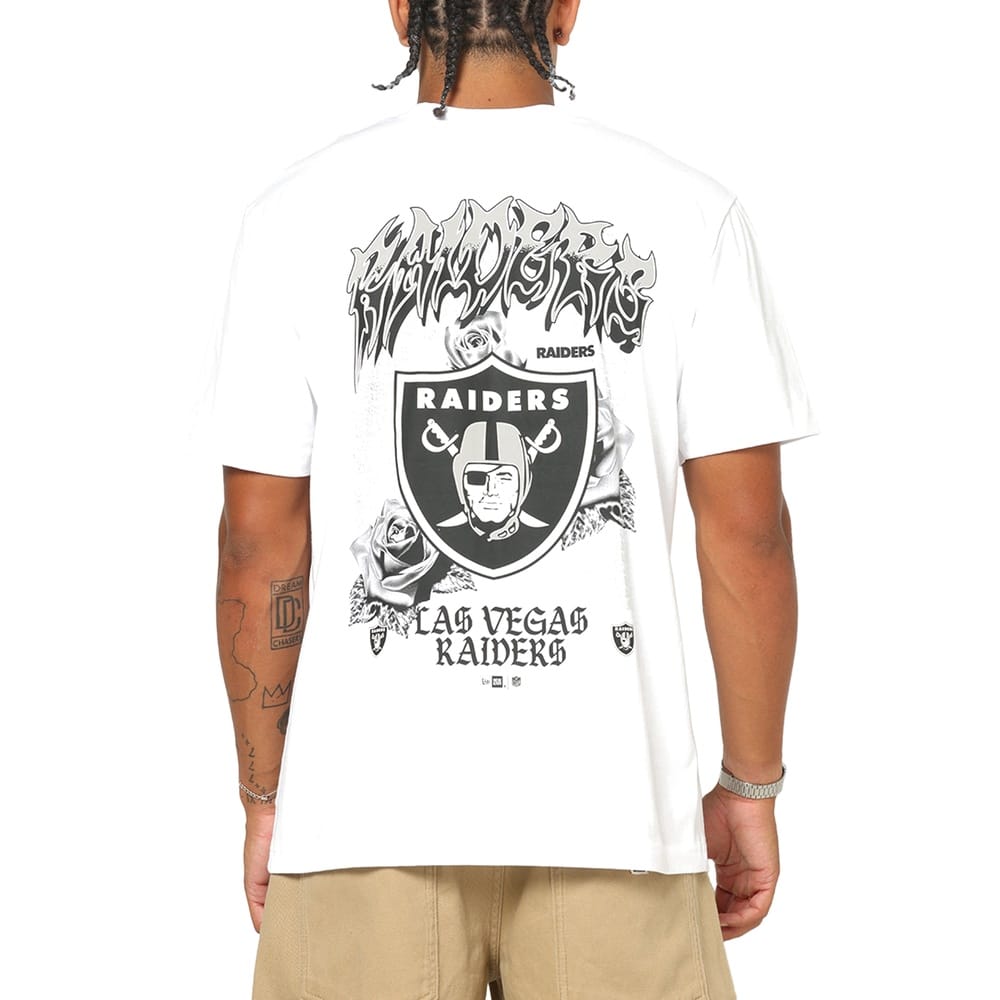 New Era NFL League Icon Tee Las Vegas Raiders - White