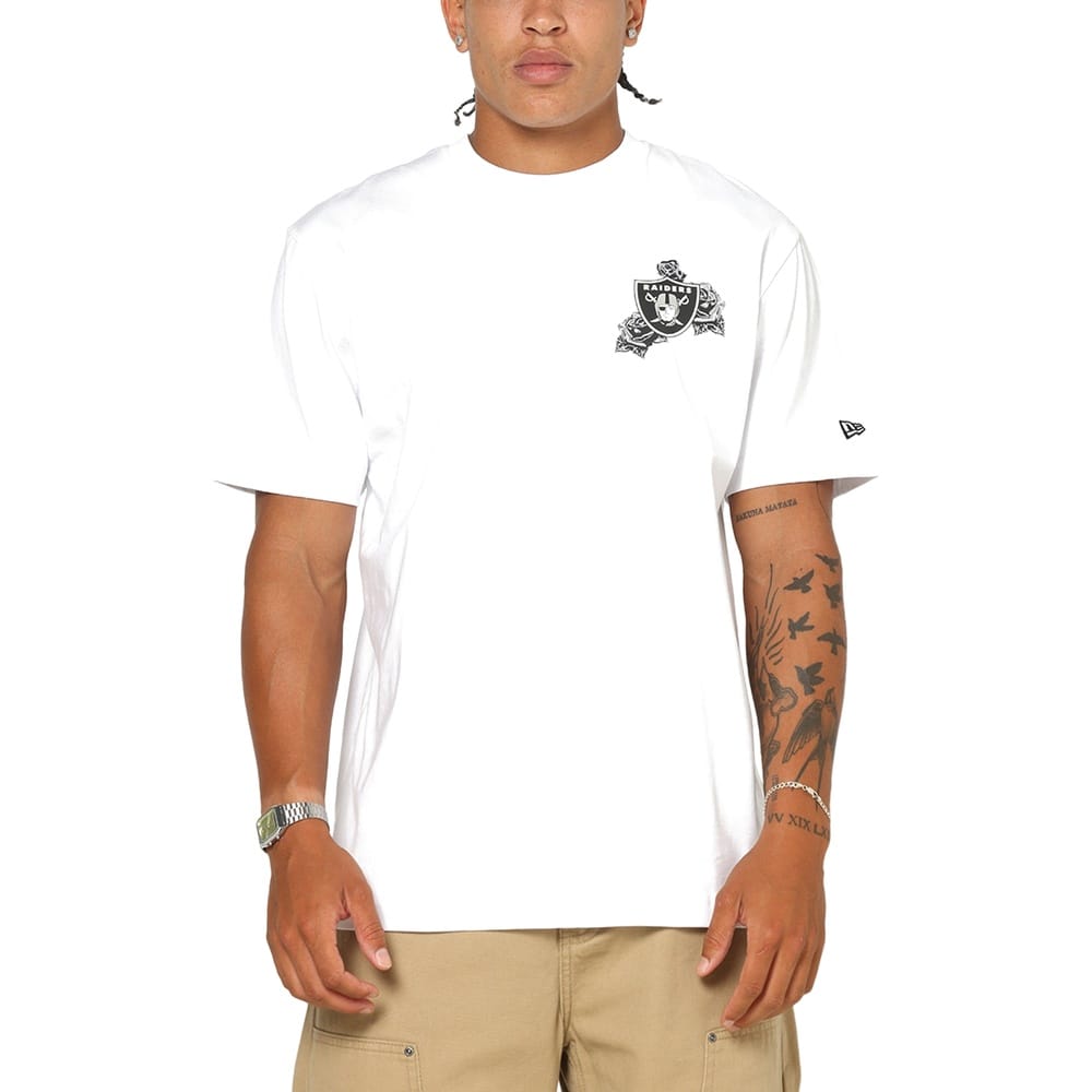 New Era NFL League Icon Tee Las Vegas Raiders - White