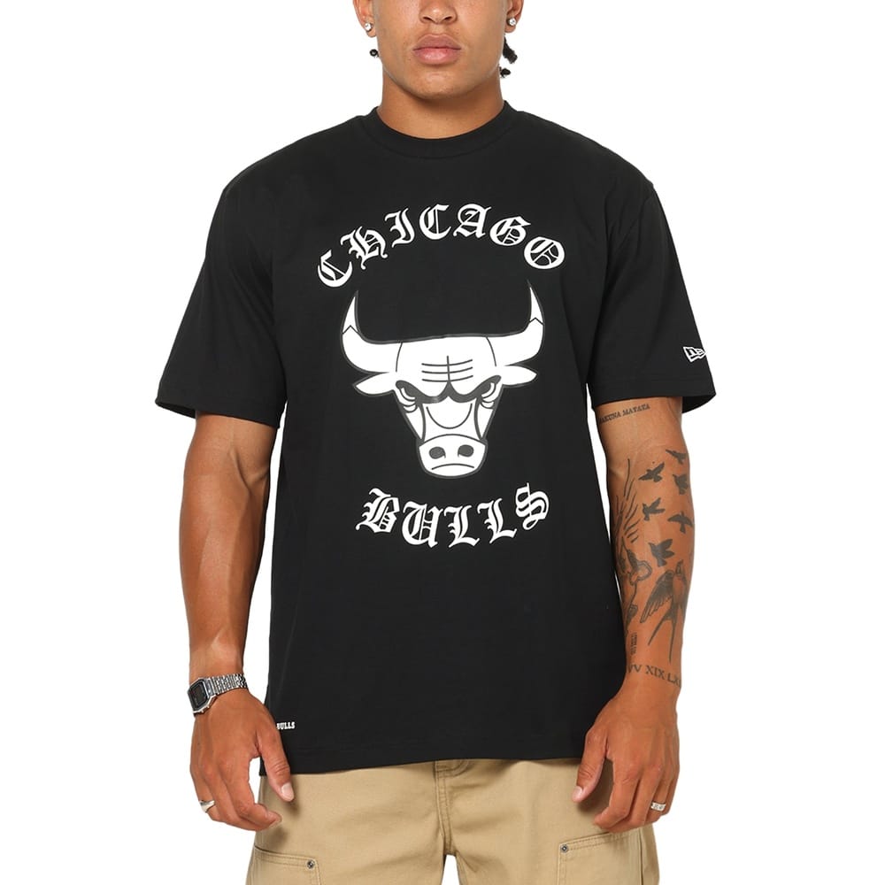 New Era Pop Trend Oversized Tee Chicago Bulls - Black