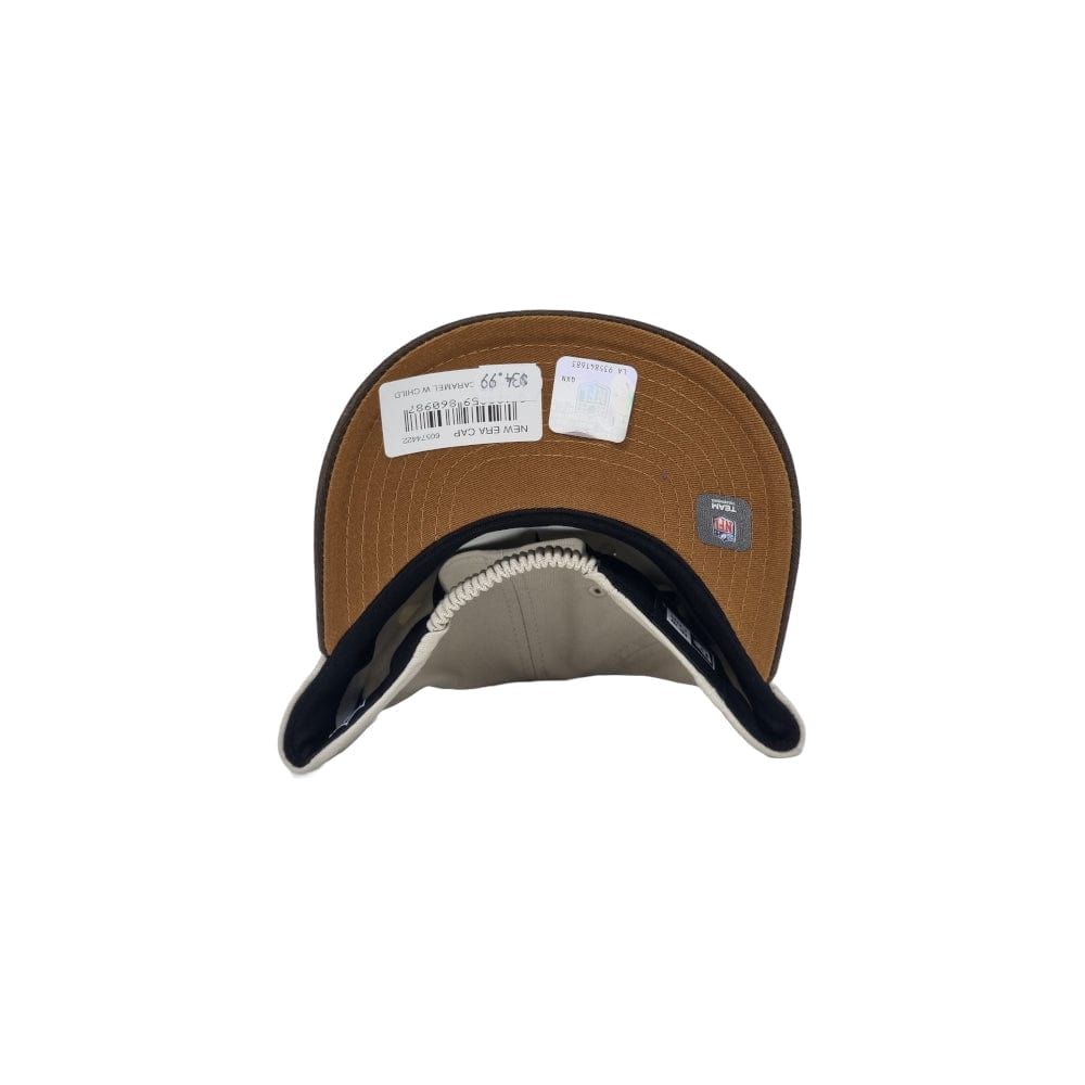 New Era Childrens Caramel Wafer Strapback Las Vegas Raiders - Stone / Walnut