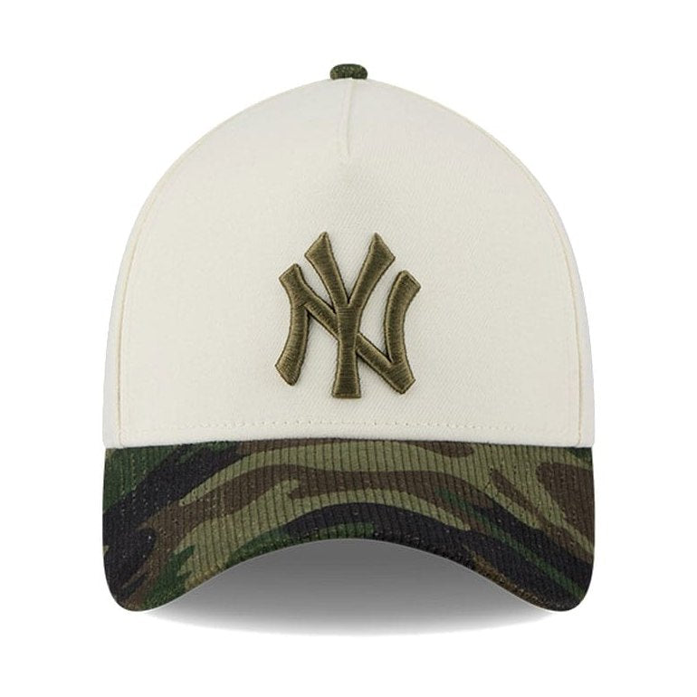 New Era 39THIRTY A-Frame New York Yankees - Chrome Woodland Camo