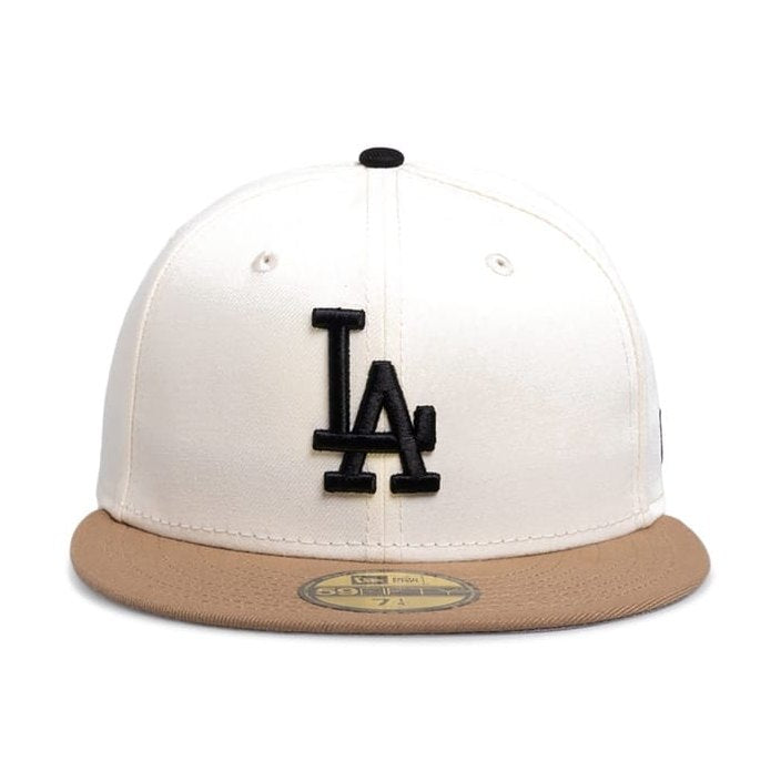 New Era 59FIFTY Chrome Fitted Cap Los Angeles Dodgers - Chrome White / Black