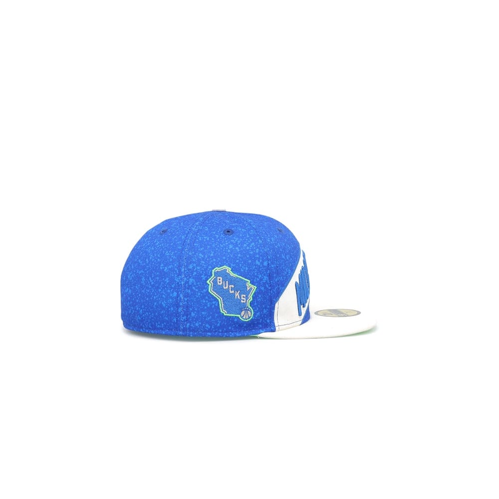 New Era 59FIFTY Fitted Cap Letterman Pin Milwaukee Bucks Cord - Green