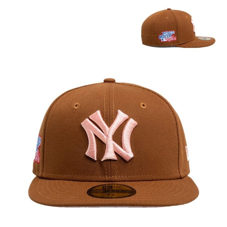 New Era 59FIFTY Fitted Cap New York Yankees - Brown / Pink