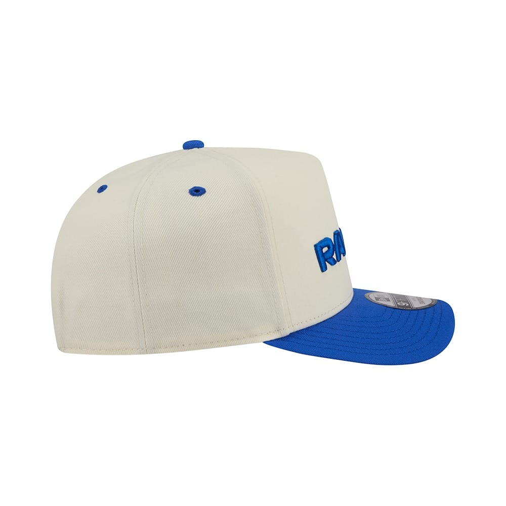 New Era 9FIFTY A-Frame 2 Tone Team Script Los Angeles Rams - Cream / Black