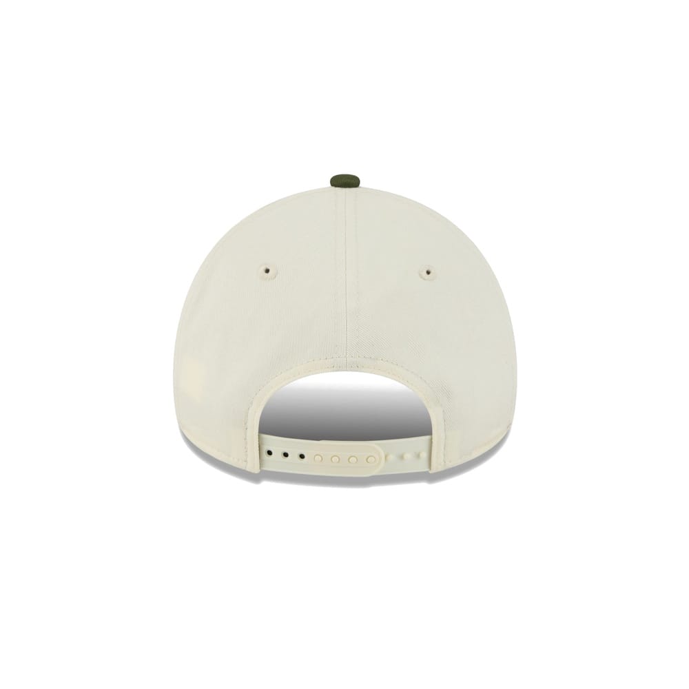 New Era 9FORTY 2 Tone A-Frame Metallic Snapback Los Angeles Lakers - Off White / Rifle Green