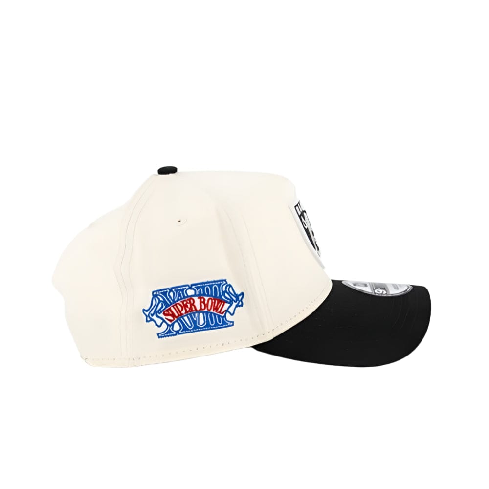 New Era 9FORTY 2 Tone A-Frame Superbowl Las Vegas Raiders - Chrome White