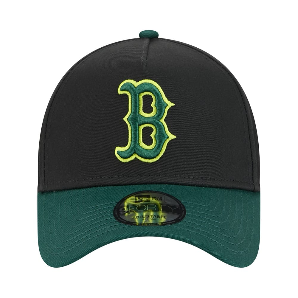 New Era 9FORTY A-Frame 2 Tone Boston Red Sox - Black / Field Green