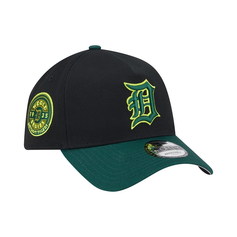 New Era 9FORTY A-Frame 2 Tone Detroit Tigers - Black / Field Green