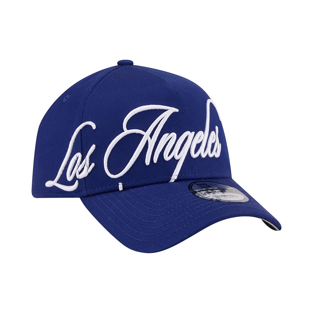 New Era 9FORTY A-Frame Calligraphic Los Angeles Dodgers - Blue