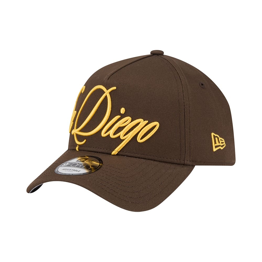 New Era 9FORTY A-Frame Calligraphic San Diego Padres - Brown