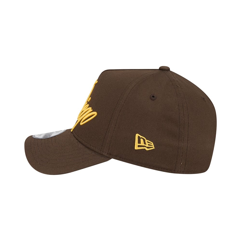 New Era 9FORTY A-Frame Calligraphic San Diego Padres - Brown