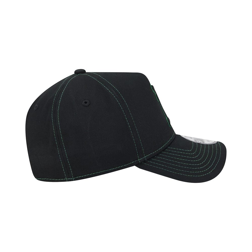 New Era 9FORTY A-Frame Contrast Stitch Oakland Athletics - Black / Green