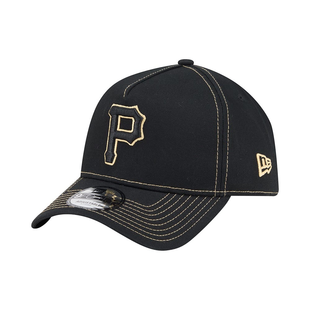 New Era 9FORTY A-Frame Contrast Stitch Pittsburgh Pirates - Black