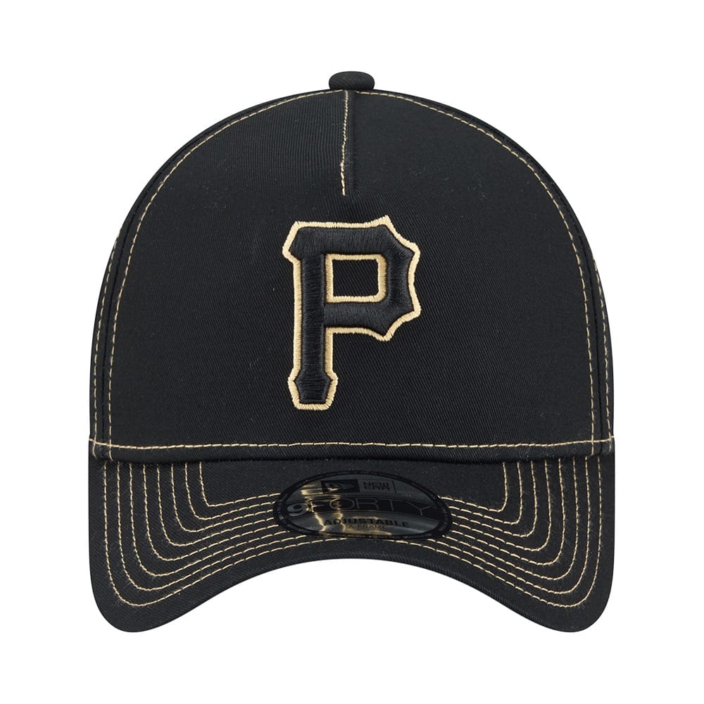 New Era 9FORTY A-Frame Contrast Stitch Pittsburgh Pirates - Black