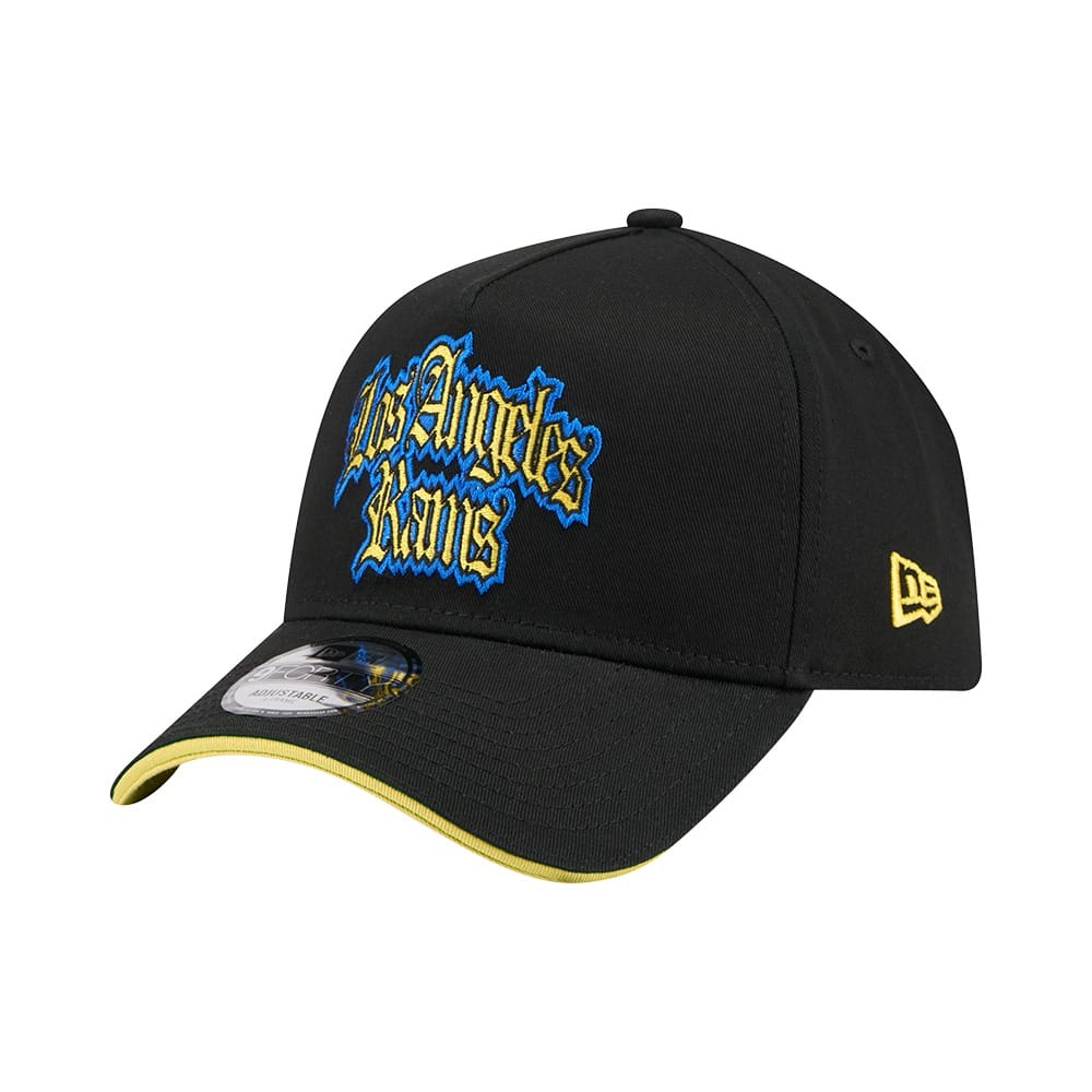 New Era 9FORTY A-Frame Gothic Los Angeles Rams - Black