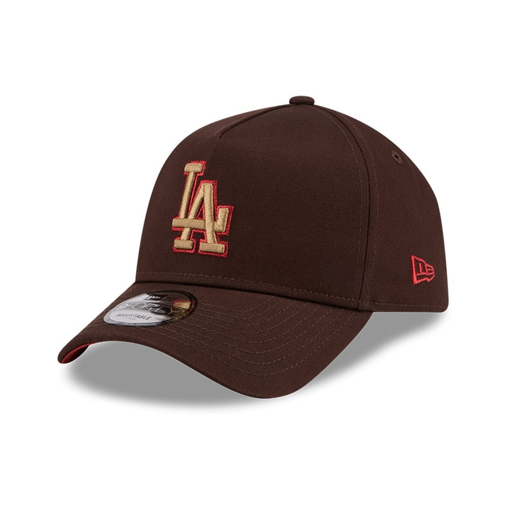 New Era 9FORTY A-Frame Los Angeles Dodgers - Chocolate Cherry