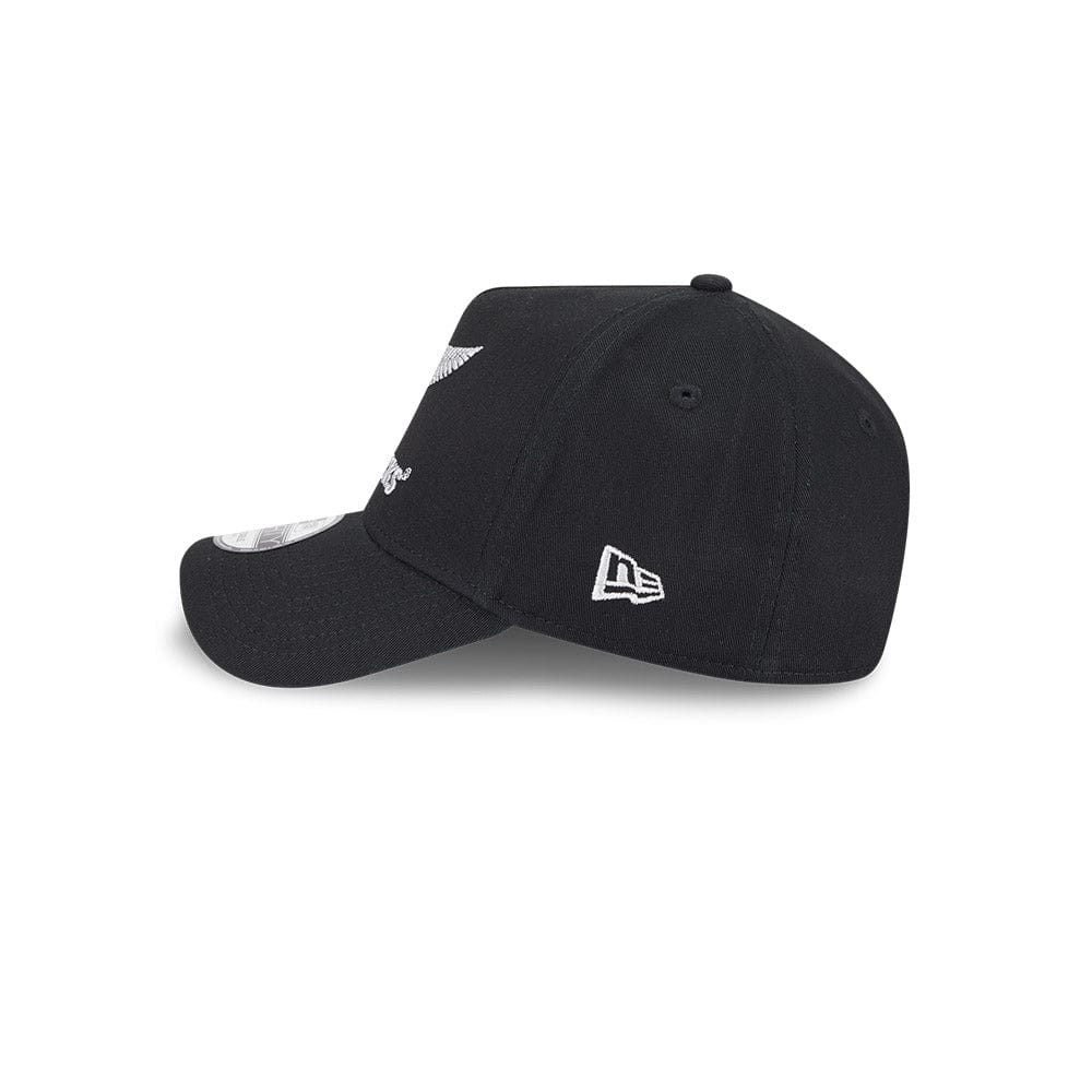 New Era 9FORTY A-Frame Snapback All Blacks - Black / Silver