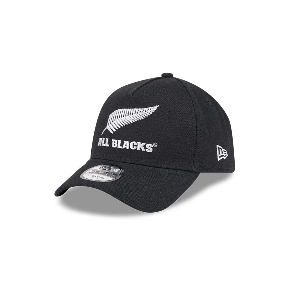 New Era 9FORTY A-Frame Snapback All Blacks - Black / Silver