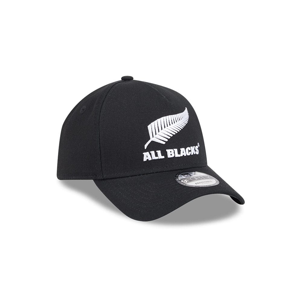 New Era 9FORTY A-Frame Snapback All Blacks - Black / White